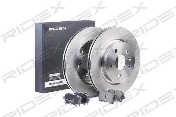Ridex 3405B0175 Rear ventilated brake discs with pads, set 3405B0175