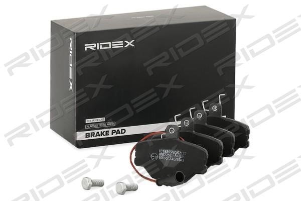Ridex 402B0762 Brake Pad Set, disc brake 402B0762