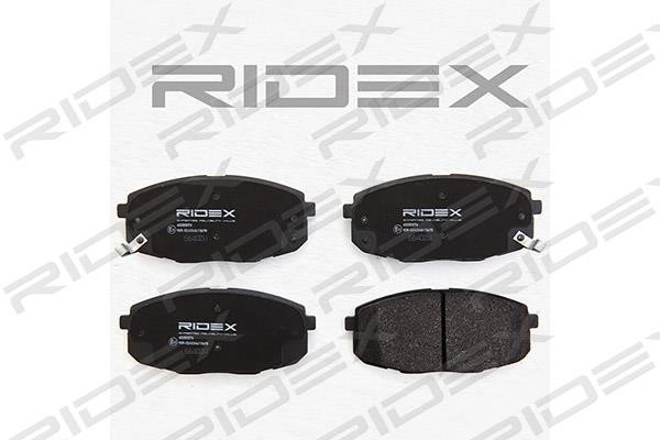 Ridex 402B0076 Brake Pad Set, disc brake 402B0076