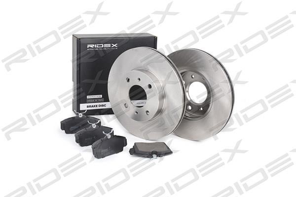 Ridex 3405B0200 Front ventilated brake discs with pads, set 3405B0200