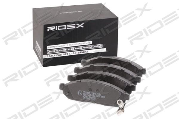 Ridex 402B1010 Brake Pad Set, disc brake 402B1010
