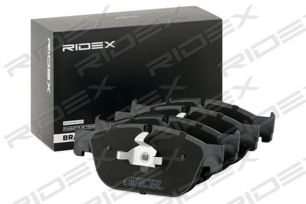 Ridex 402B1167 Brake Pad Set, disc brake 402B1167