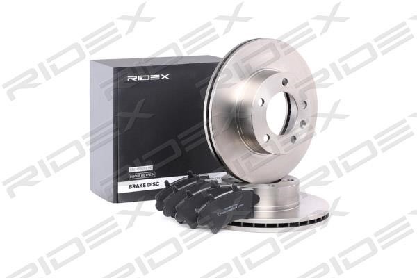 Ridex 3405B0266 Front ventilated brake discs with pads, set 3405B0266