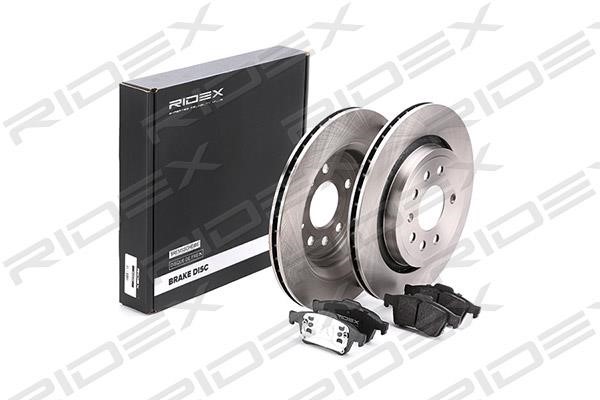 Ridex 3405B0273 Rear ventilated brake discs with pads, set 3405B0273