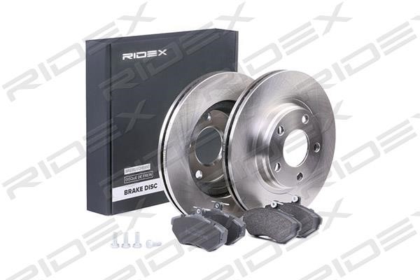 Ridex 3405B0108 Front ventilated brake discs with pads, set 3405B0108