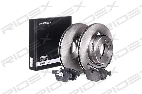 Ridex 3405B0281 Front ventilated brake discs with pads, set 3405B0281