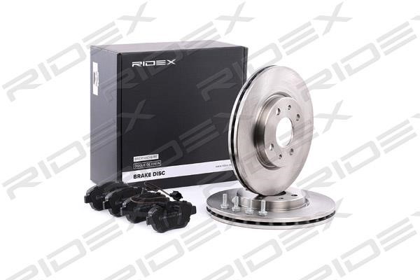 Ridex 3405B0064 Front ventilated brake discs with pads, set 3405B0064
