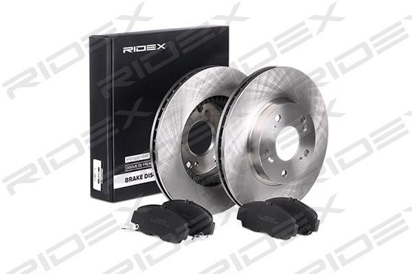 Ridex 3405B0177 Front ventilated brake discs with pads, set 3405B0177
