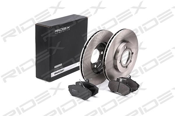 Ridex 3405B0097 Front ventilated brake discs with pads, set 3405B0097