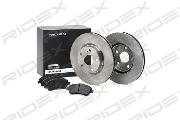 Ridex 3405B0114 Front ventilated brake discs with pads, set 3405B0114