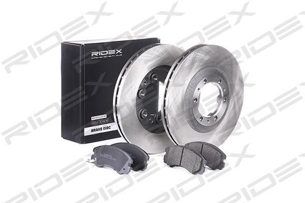 Ridex 3405B0142 Front ventilated brake discs with pads, set 3405B0142