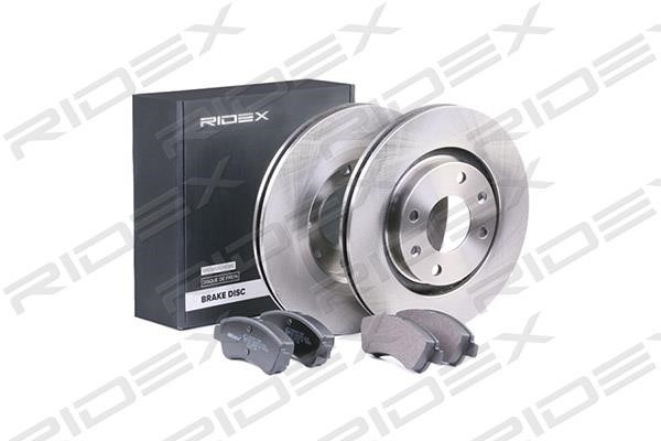 Ridex 3405B0014 Front ventilated brake discs with pads, set 3405B0014