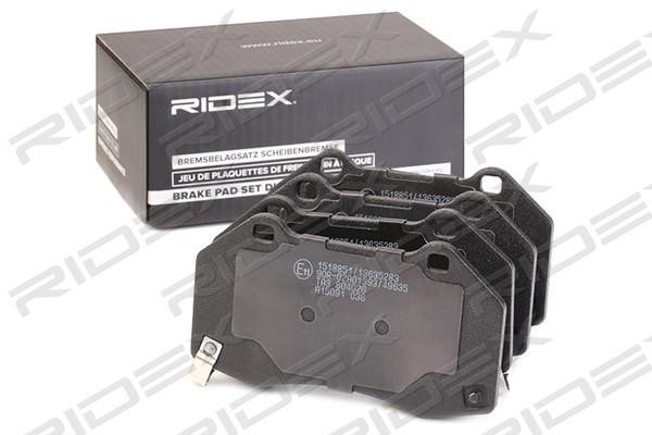 Ridex 402B1102 Brake Pad Set, disc brake 402B1102