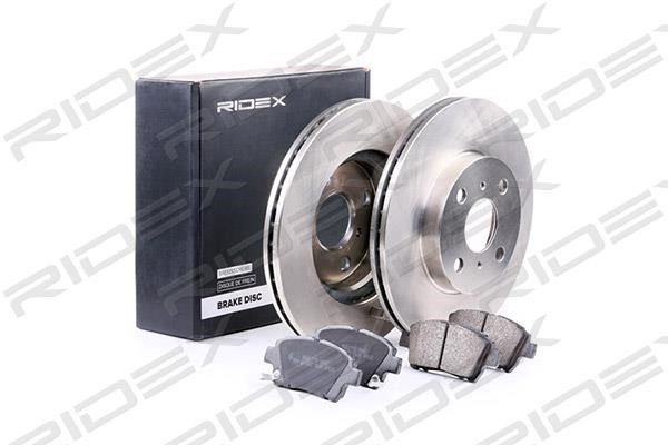 Ridex 3405B0202 Front ventilated brake discs with pads, set 3405B0202