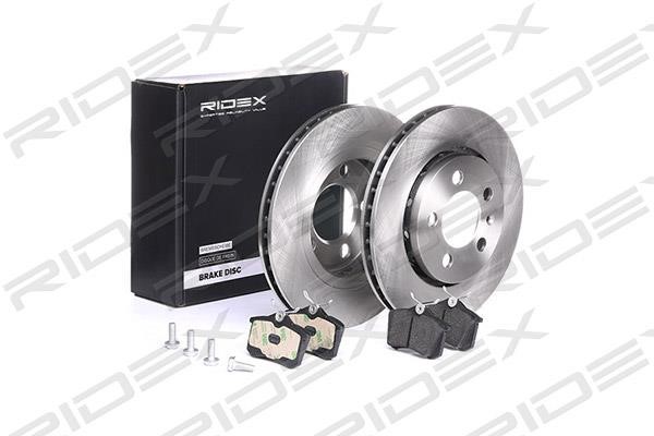 Ridex 3405B0234 Rear ventilated brake discs with pads, set 3405B0234