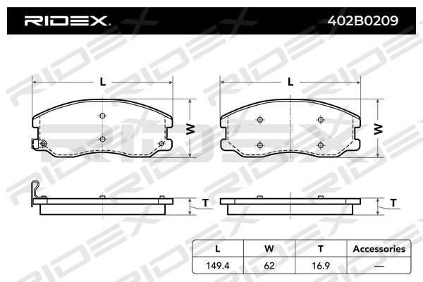 Buy Ridex 402B0209 – good price at EXIST.AE!
