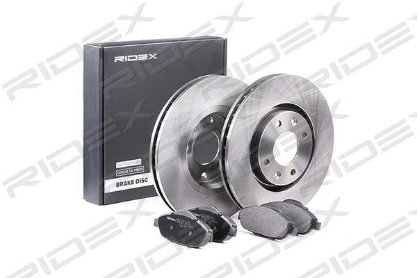 Ridex 3405B0243 Front ventilated brake discs with pads, set 3405B0243