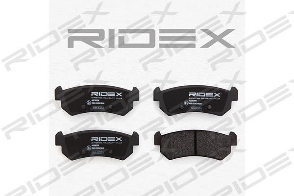 Ridex 402B0198 Brake Pad Set, disc brake 402B0198