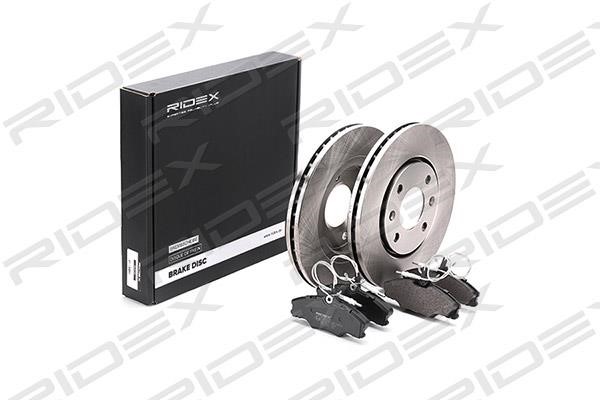 Ridex 3405B0274 Front ventilated brake discs with pads, set 3405B0274