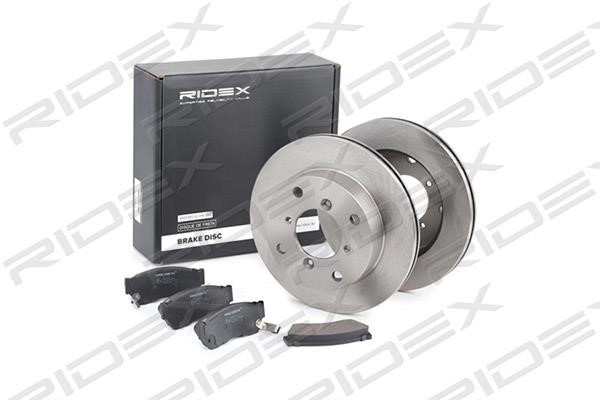 Ridex 3405B0169 Front ventilated brake discs with pads, set 3405B0169