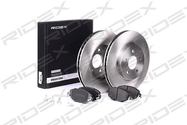 Ridex 3405B0059 Front ventilated brake discs with pads, set 3405B0059