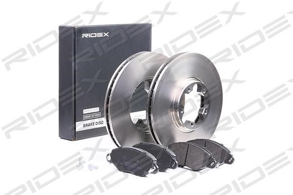 Ridex 3405B0157 Front ventilated brake discs with pads, set 3405B0157