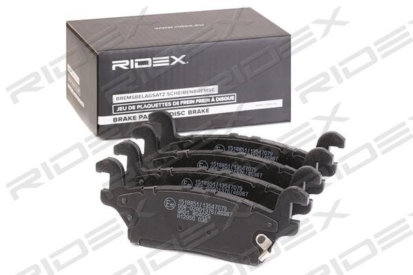 Ridex 402B1172 Brake Pad Set, disc brake 402B1172