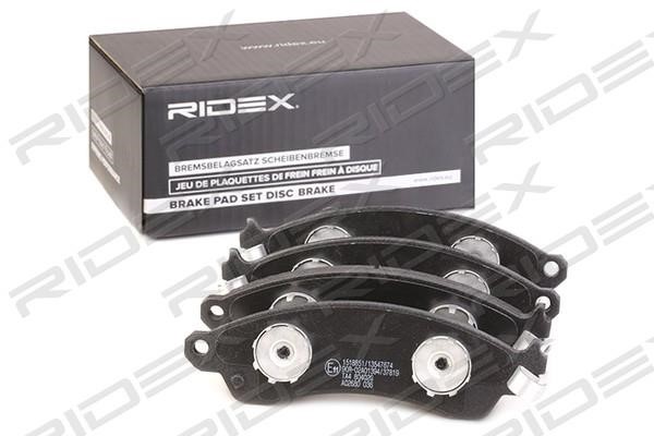 Ridex 402B1174 Brake Pad Set, disc brake 402B1174