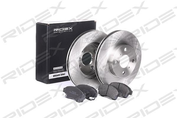 Ridex 3405B0262 Front ventilated brake discs with pads, set 3405B0262