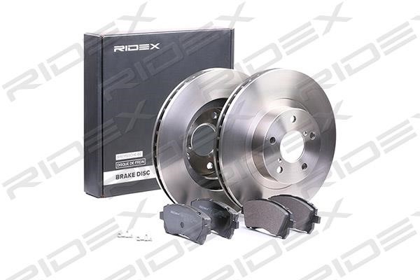 Ridex 3405B0313 Front ventilated brake discs with pads, set 3405B0313