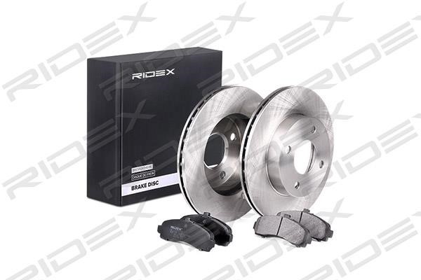 Ridex 3405B0261 Front ventilated brake discs with pads, set 3405B0261