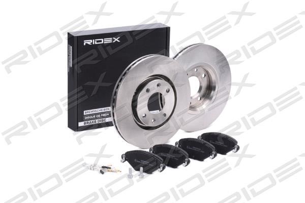 Ridex 3405B0295 Front ventilated brake discs with pads, set 3405B0295