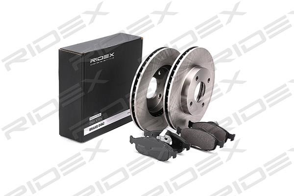 Ridex 3405B0115 Front ventilated brake discs with pads, set 3405B0115