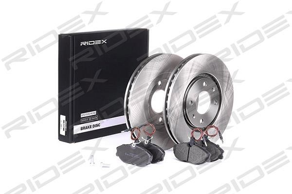 Ridex 3405B0195 Front ventilated brake discs with pads, set 3405B0195