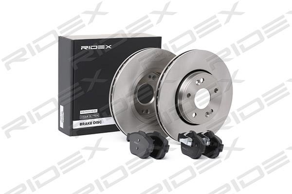Ridex 3405B0227 Front ventilated brake discs with pads, set 3405B0227