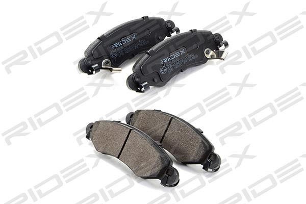 Brake Pad Set, disc brake Ridex 402B0212