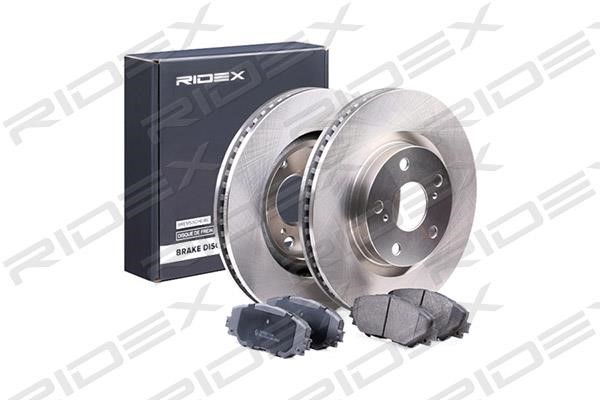 Ridex 3405B0307 Front ventilated brake discs with pads, set 3405B0307