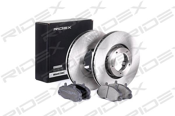 Ridex 3405B0224 Front ventilated brake discs with pads, set 3405B0224