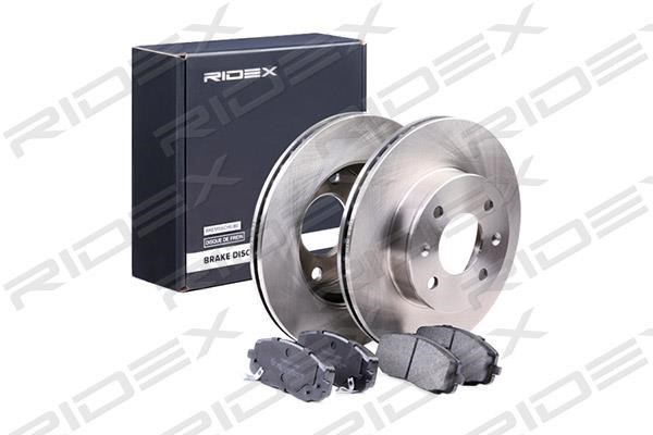Ridex 3405B0087 Front ventilated brake discs with pads, set 3405B0087