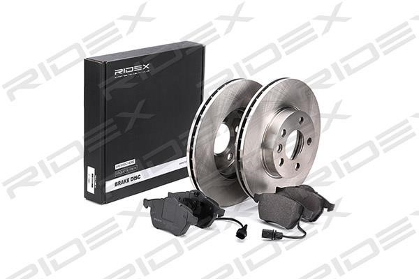 Ridex 3405B0026 Front ventilated brake discs with pads, set 3405B0026