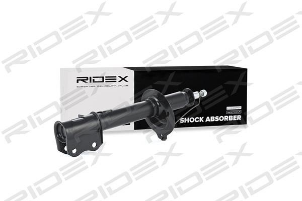 Suspension shock absorber rear left gas oil Ridex 854S0730