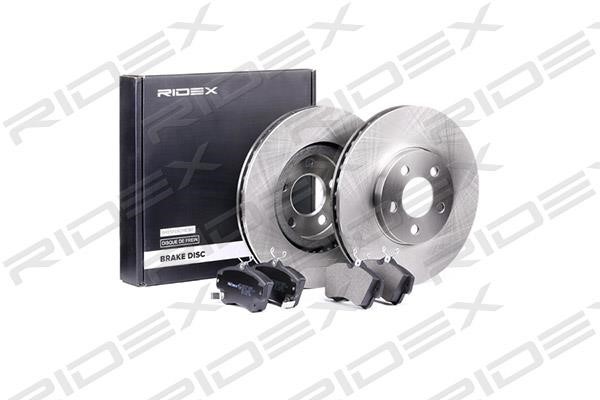 Ridex 3405B0211 Front ventilated brake discs with pads, set 3405B0211