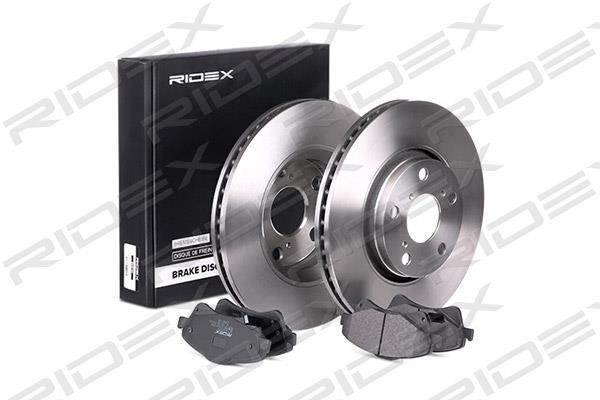 Ridex 3405B0119 Front ventilated brake discs with pads, set 3405B0119