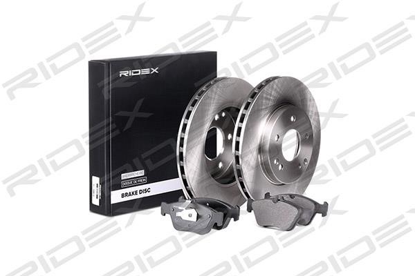 Ridex 3405B0092 Front ventilated brake discs with pads, set 3405B0092
