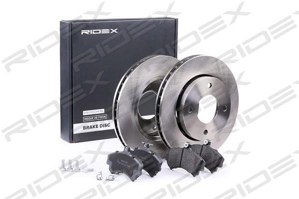 Ridex 3405B0055 Front ventilated brake discs with pads, set 3405B0055