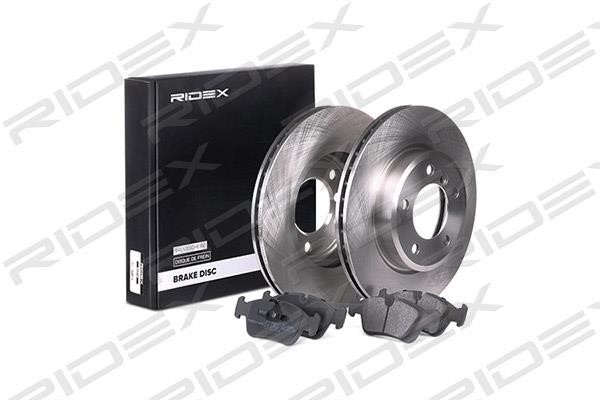 Ridex 3405B0132 Front ventilated brake discs with pads, set 3405B0132