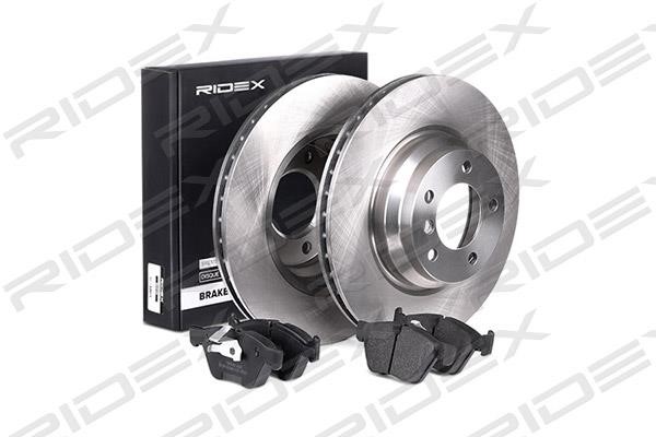 Ridex 3405B0161 Front ventilated brake discs with pads, set 3405B0161