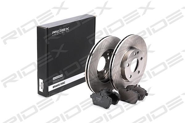 Ridex 3405B0181 Front ventilated brake discs with pads, set 3405B0181