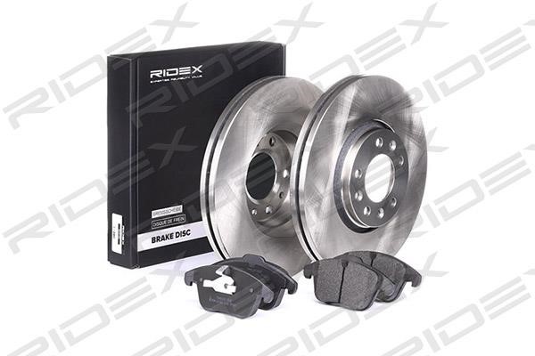 Ridex 3405B0242 Front ventilated brake discs with pads, set 3405B0242