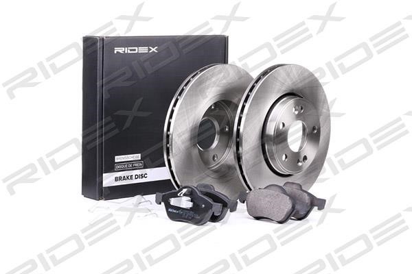 Ridex 3405B0166 Front ventilated brake discs with pads, set 3405B0166